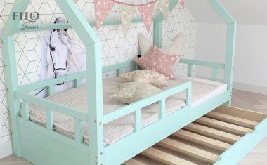 Łóżko domek – designerskie łóżko do pokoju dziecięcego!