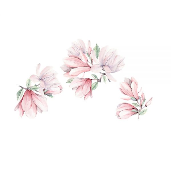naklejka kwiaty magnolie